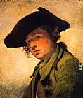 Jean Baptiste Greuze A Young Man in a Hat painting